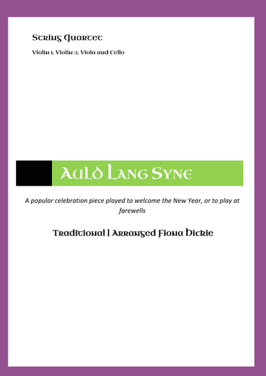 Auld Lang Syne (arr. Fiona Hickie)