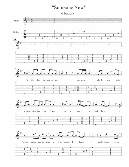 Someone New (arr. John Horowitz)