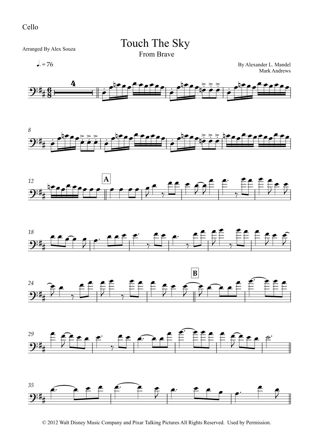 Touch The Sky (arr. Alex Souza)