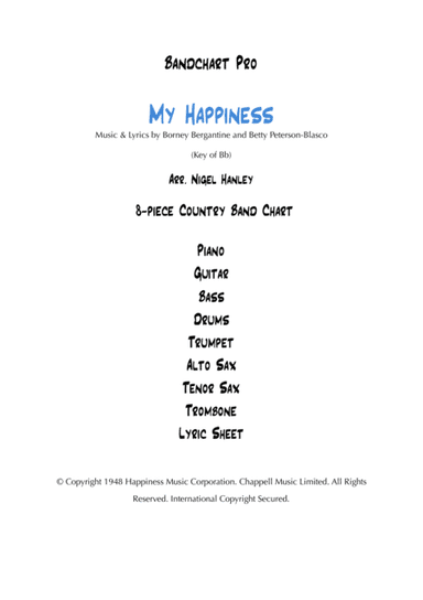 My Happiness (arr. Nigel Hanley)