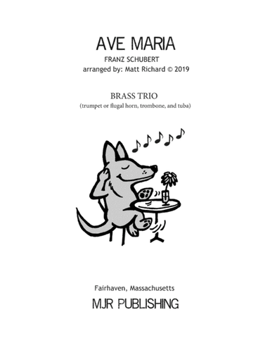 Ave Maria-Schubert (Brass Trio) (arr. Matt Richard)