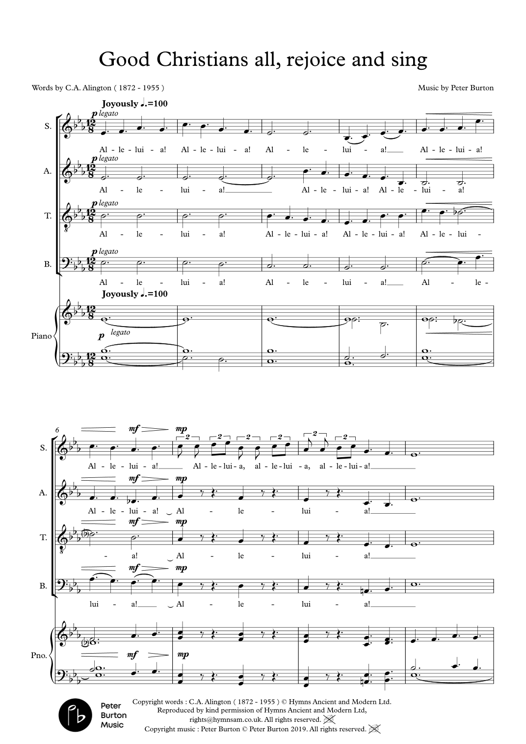 Good Christians all, rejoice and sing