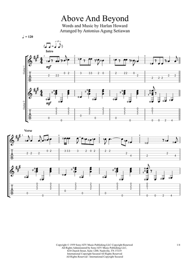 Above And Beyond (arr. Antonius Agung Setiawan)