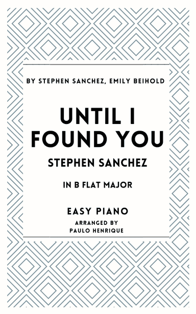 Until I Found You (arr. Paulo Henrique)
