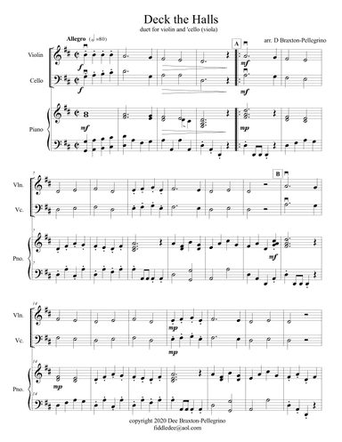 Deck the Halls (arr. Dee Braxton-Pellegrino)