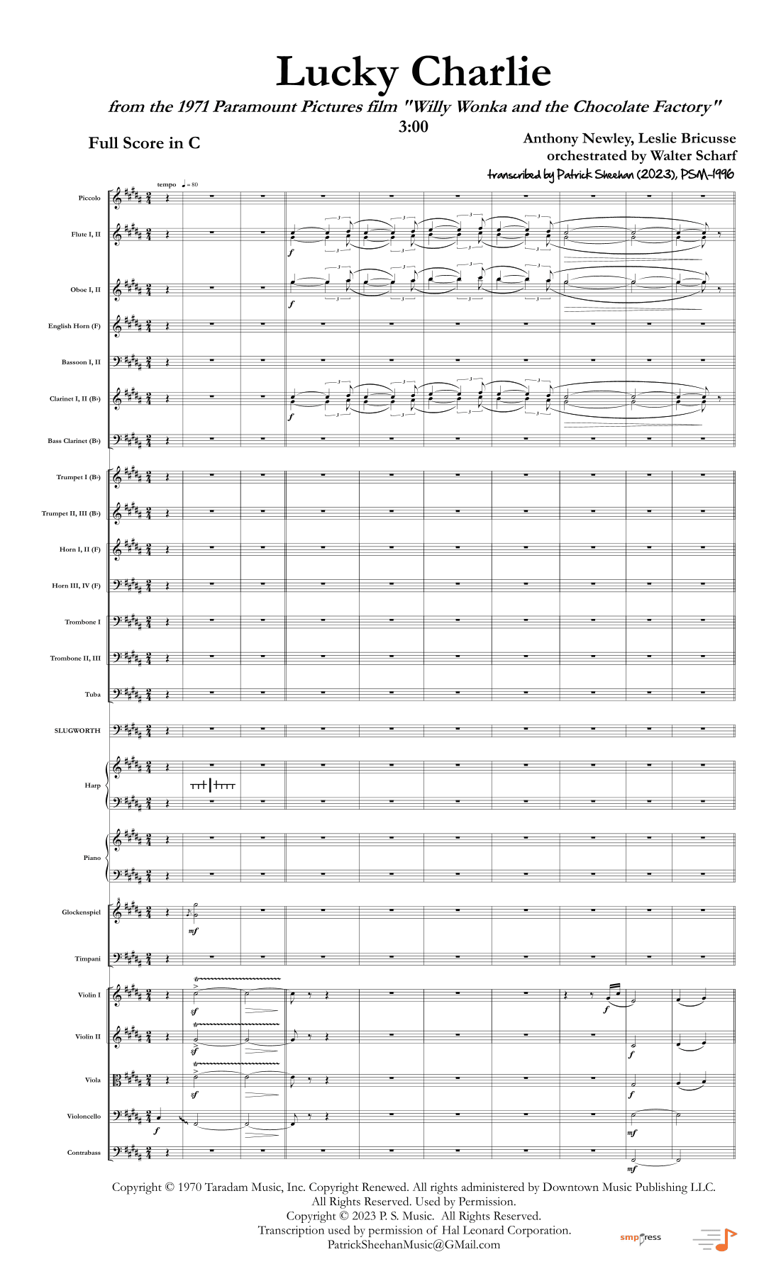 Lucky Charlie (arr. Patrick Sheehan)
