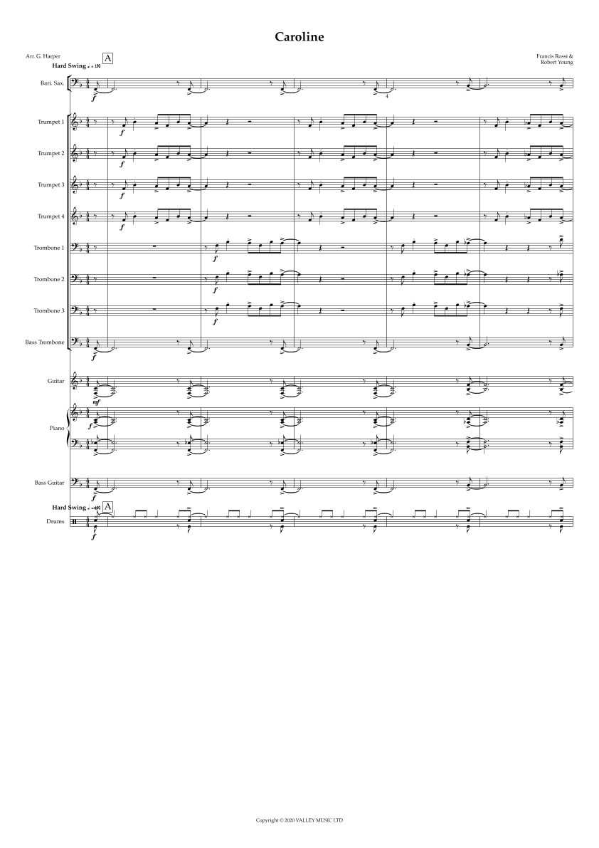 Caroline (arr. Gregory John Harper)