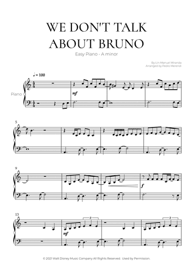 We Don't Talk About Bruno (arr. Pedro Merendi)