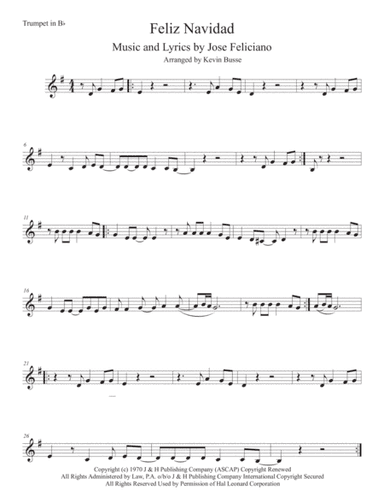 Feliz Navidad (arr. Kevin Busse)