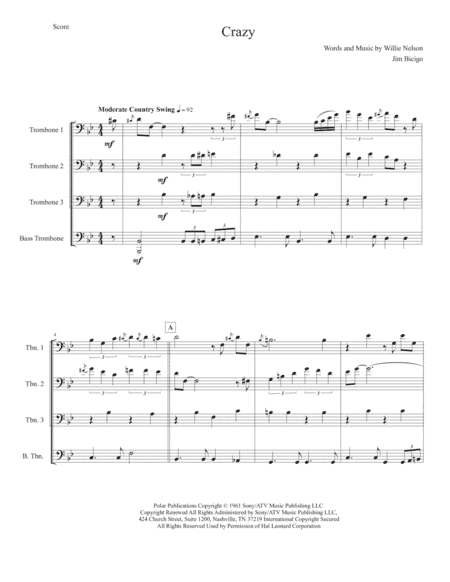 Crazy (arr. James Bicigo)