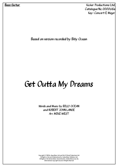 Get Outta My Dreams, Get Into My Car (arr. Arr. Mike West)