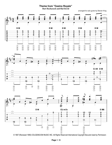 Theme From "casino Royale" (arr. Steven King)