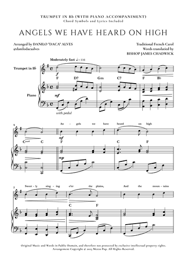 Angels We Have Heard On High (arr. Danilo "Daca" Alves)