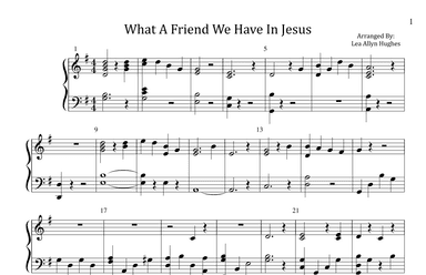 What A Friend We Have in Jesus (arr. Lea Allyn Hughes)