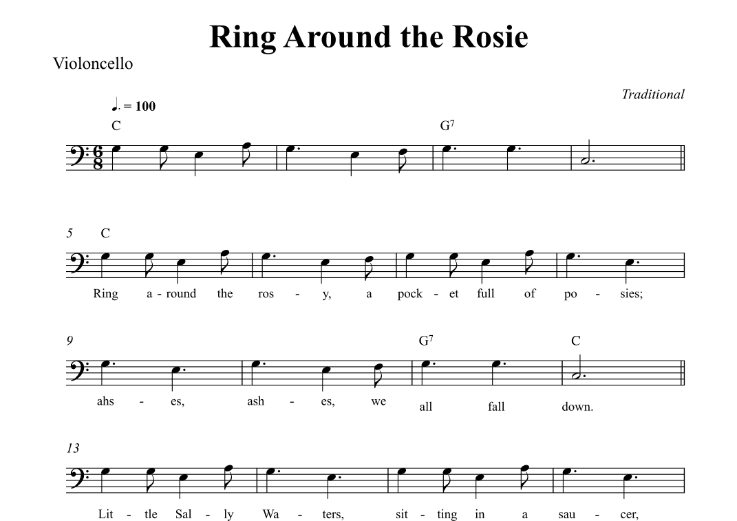 Ring Around the Rosie (arr. Wesley S. SIlva)