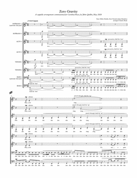Zero Gravity (arr. Charles Beale)