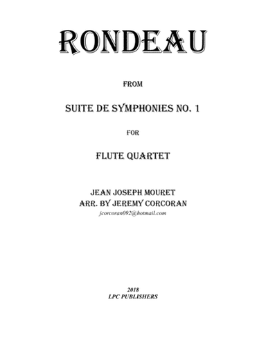 Rondeau for Flute Quartet (arr. Jeremy Corcoran)