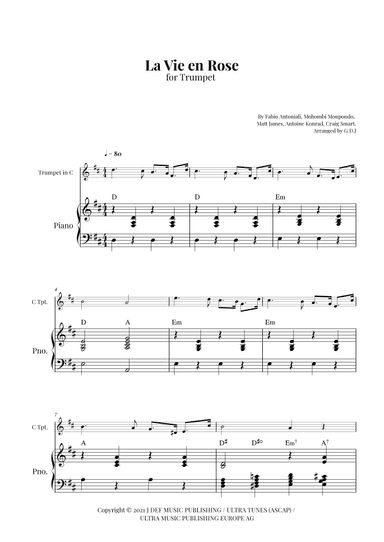 La Vie En Rose (arr. GDJ)