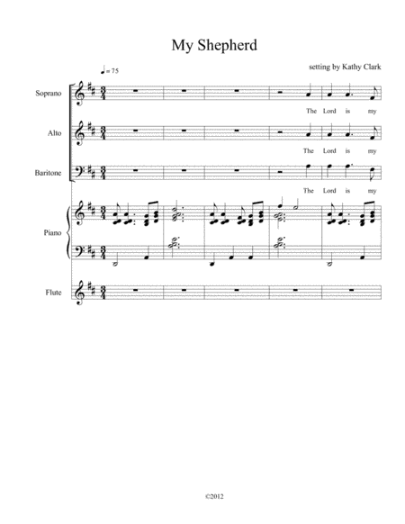 My Shepherd (arr. Kathy Clark)