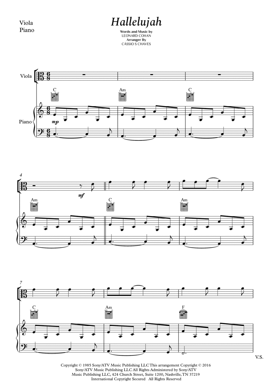 Hallelujah (arr. Cássio Silva Chaves)