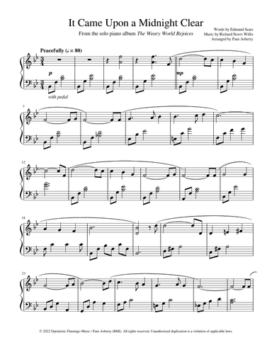 It Came Upon a Midnight Clear (arr. Pam Asberry)
