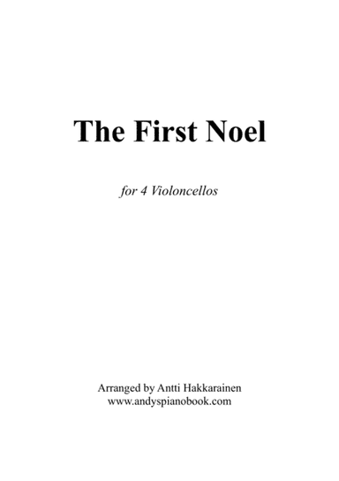 The First Noel - Cello Quartet (arr. Antti Hakkarainen)