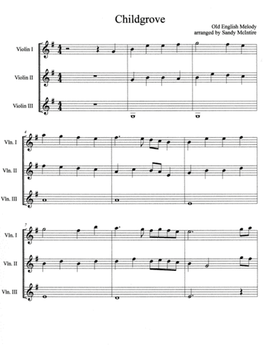 Childgrove (arr. Sandy McIntire)