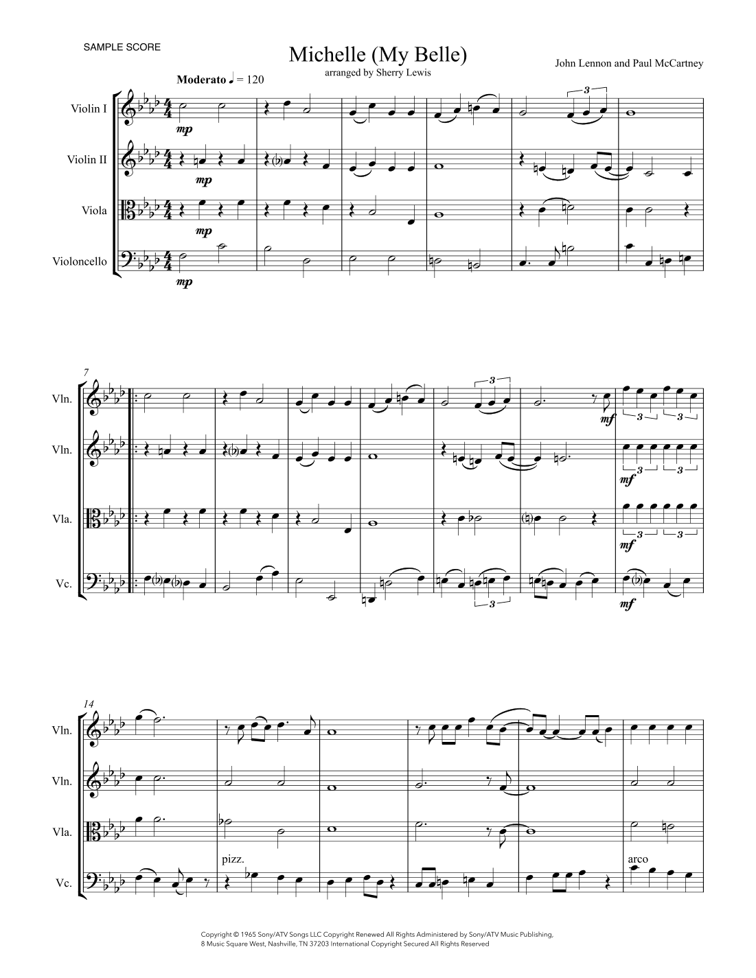 Michelle (arr. Sherry Lewis)