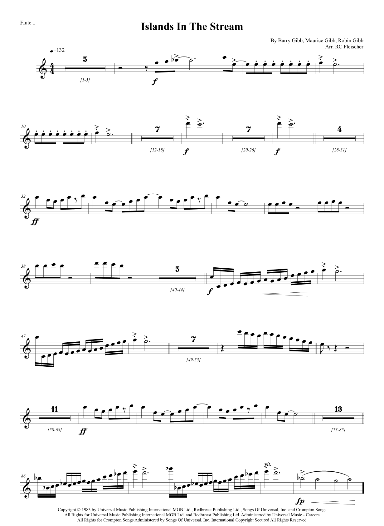 Islands In The Stream (arr. Lucas Waldin)