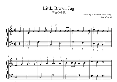 Little Brown Jug (arr. pfkaori)