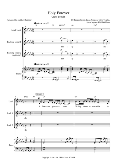 Holy Forever (arr. Matthew Spinner)
