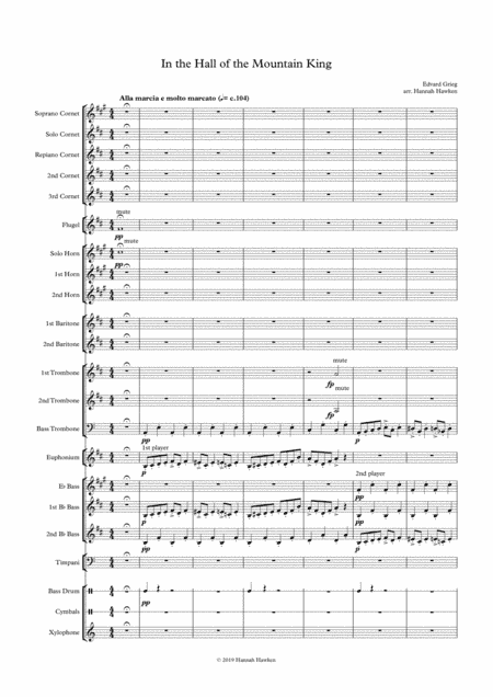 In the Hall of the Mountain King - Brass Band (arr. Hannah Hawken)