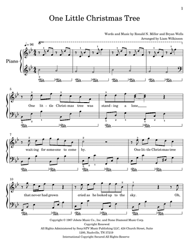 One Little Christmas Tree (arr. Liam Wilkinson)