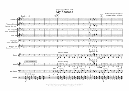 My Sharona (arr. Daryl McKenzie)
