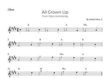 All Grown Up (arr. Alex Nunes Rodrigues)