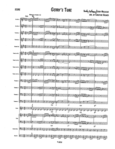 Gerry's Tune (arr. Christine Hulmer)