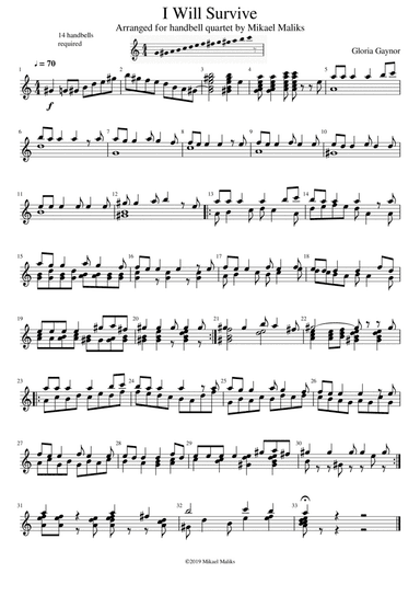 I Will Survive (arr. Mikael Maliks)