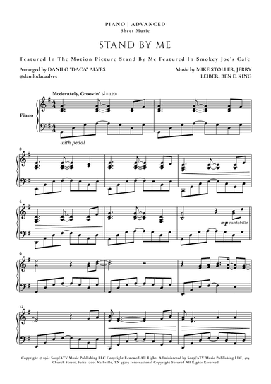 Stand By Me (arr. Danilo "Daca" Alves)