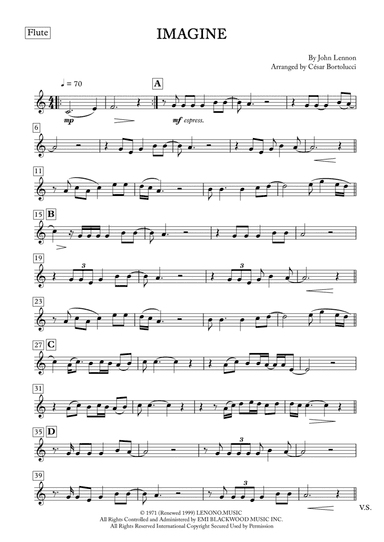 Imagine (arr. ACT Bortolucci)