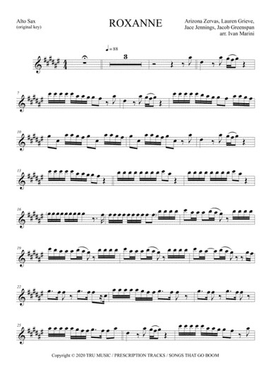 Roxanne (arr. Ivan Marini)