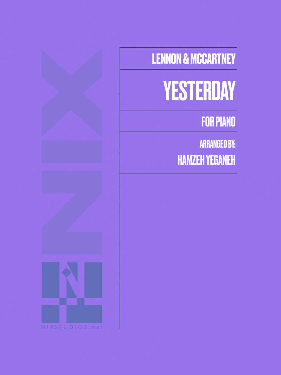 Yesterday (arr. Hamzeh Yeganeh)