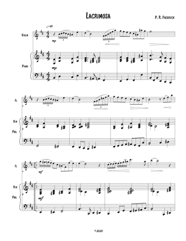 Lacrimosa (Violin solo)