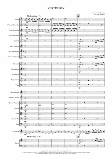 Yesterday (arr. Tony Tournoff)