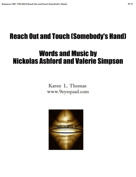 Reach Out And Touch (Somebody's Hand) (arr. Karen L. Thomas)