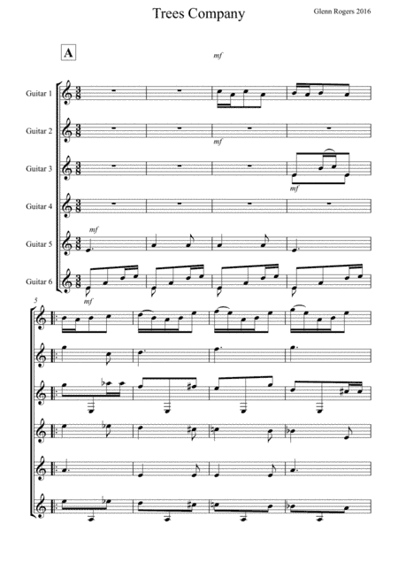 Trees company  (6 classical guitars)