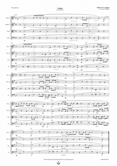 Largo (Chopin) (arr. Josef STASTNY)