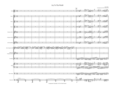Joy To The World (arr. Dean Mounts)