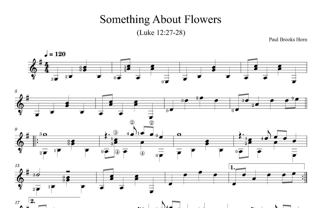 Something Above Flowers