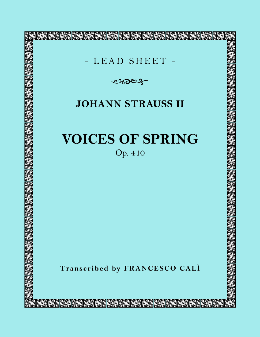 Voices of Spring (arr. Francesco Calì)
