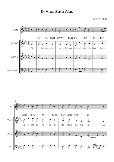 The Church's One Foundation / Di Atas Satu Alas (arr. Angie Wiranata)